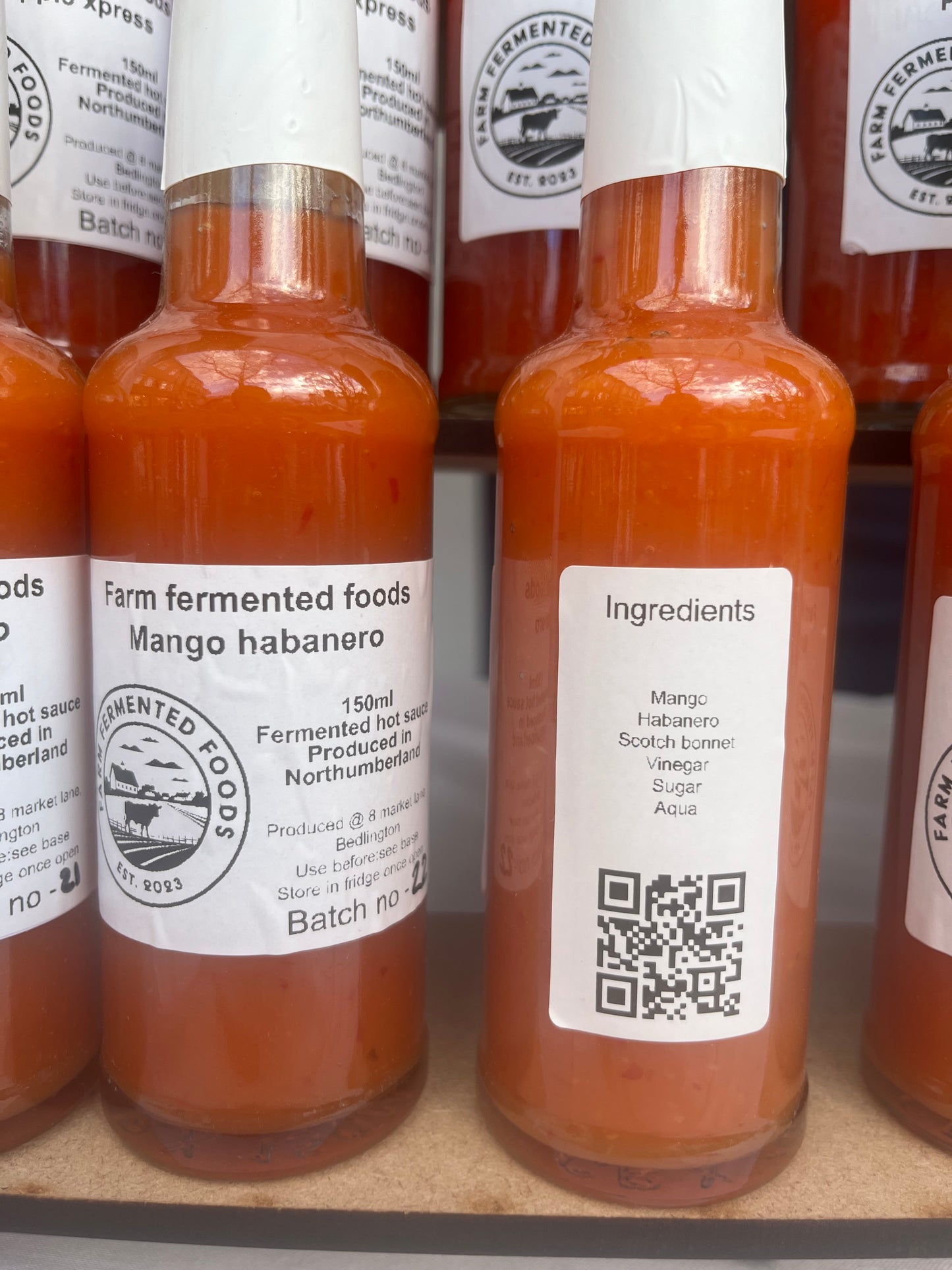 Mango habanero fermented hot sauce