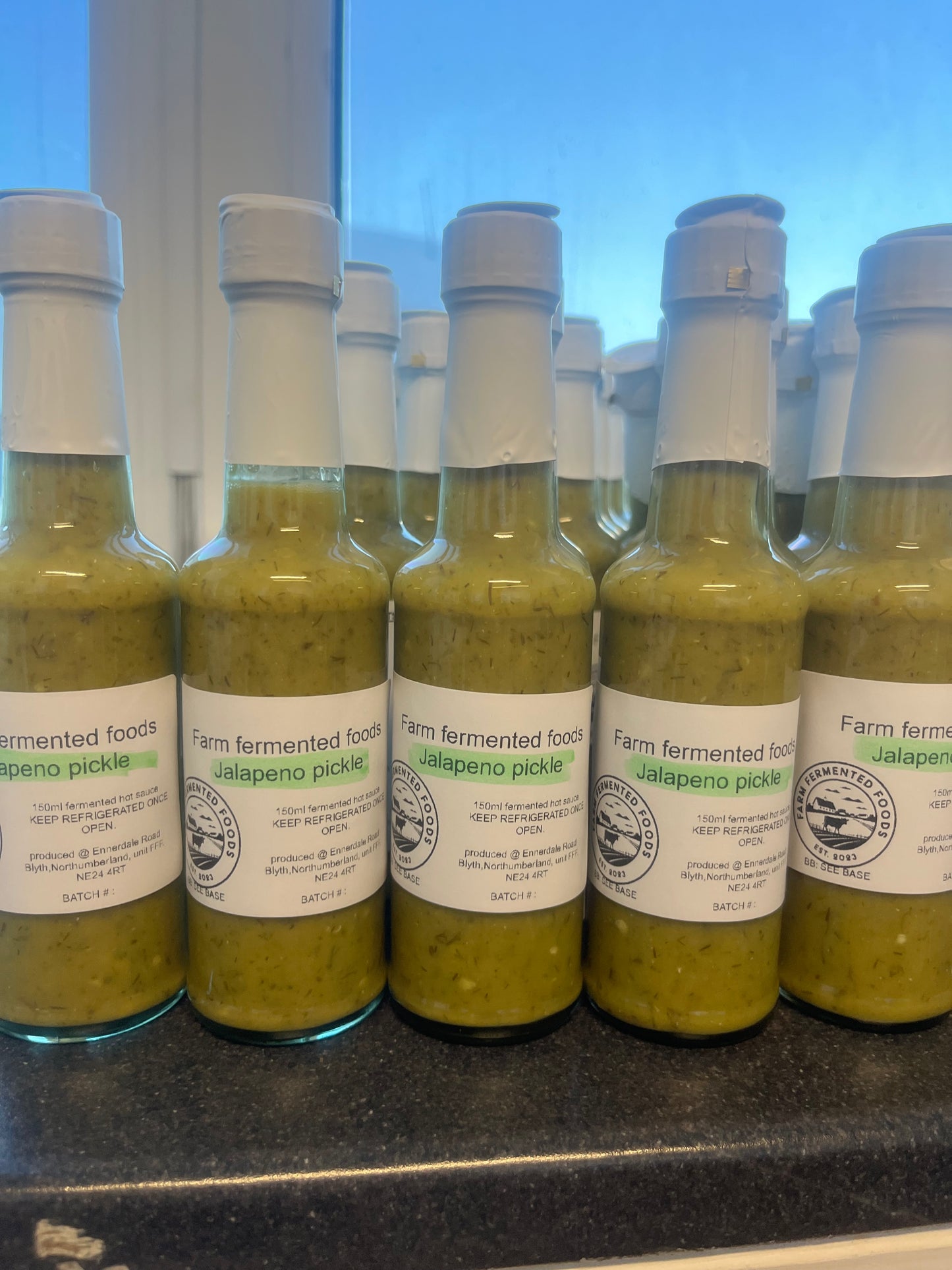 Jalapeno pickle, fermented jalapeno hot sauce