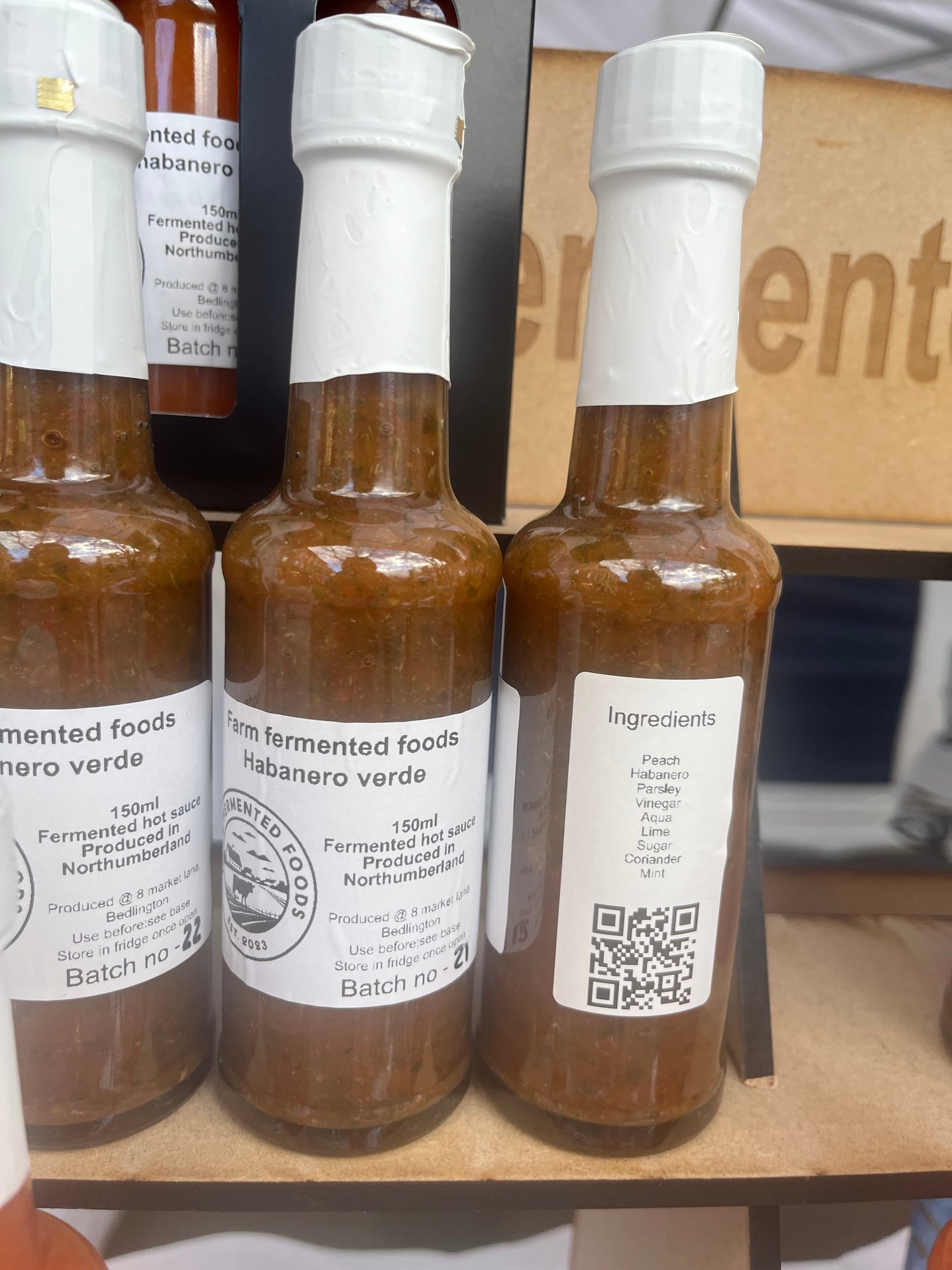 Habanero verde fermented hot sauce